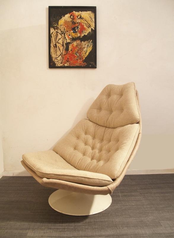 Artifort F588 Harcourt fauteuil jaren design - 050design
